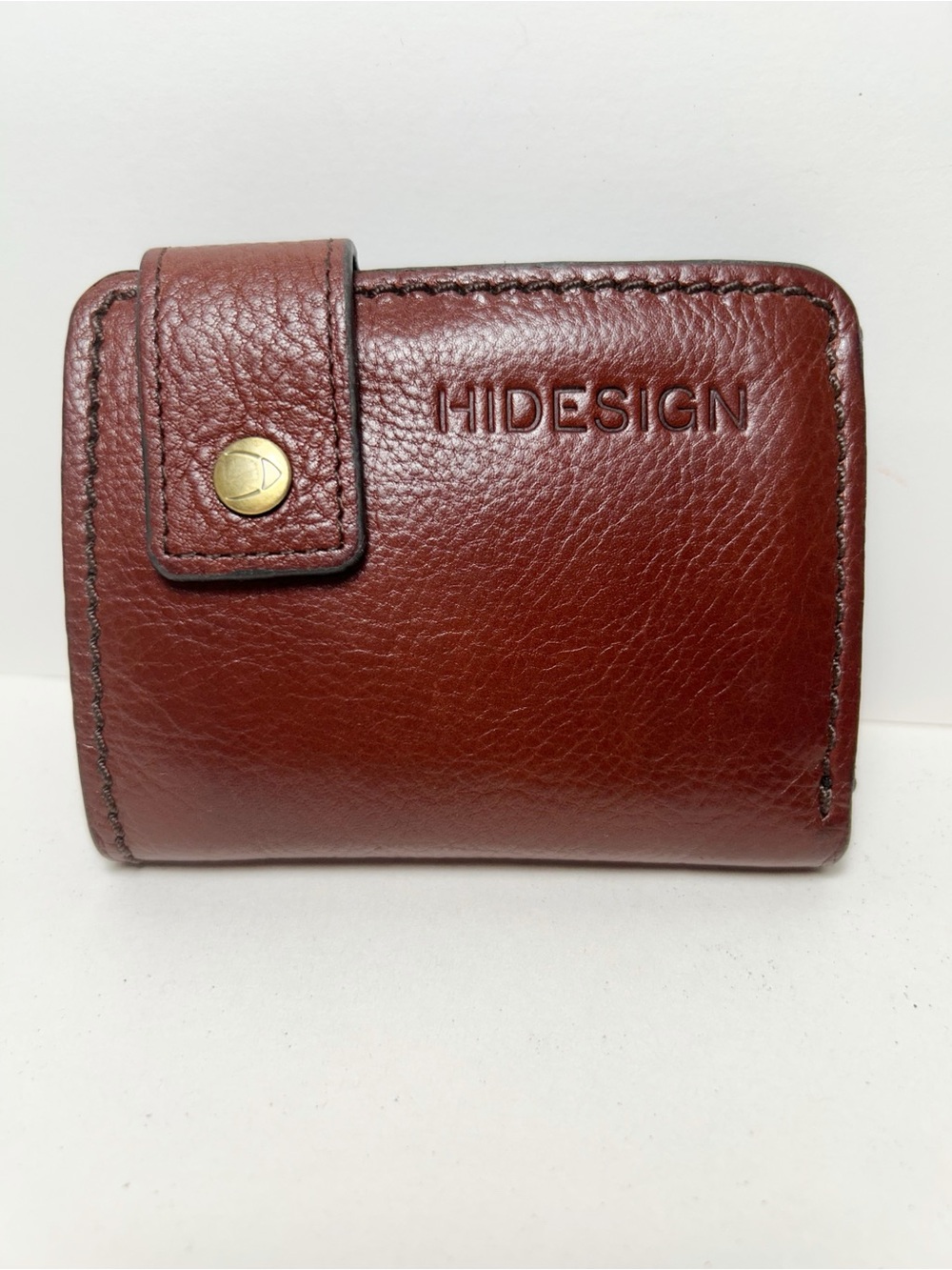 Hidesign Bose W2 Men's Genuine Brown Leather Wallet, Rebels Collection, EUC